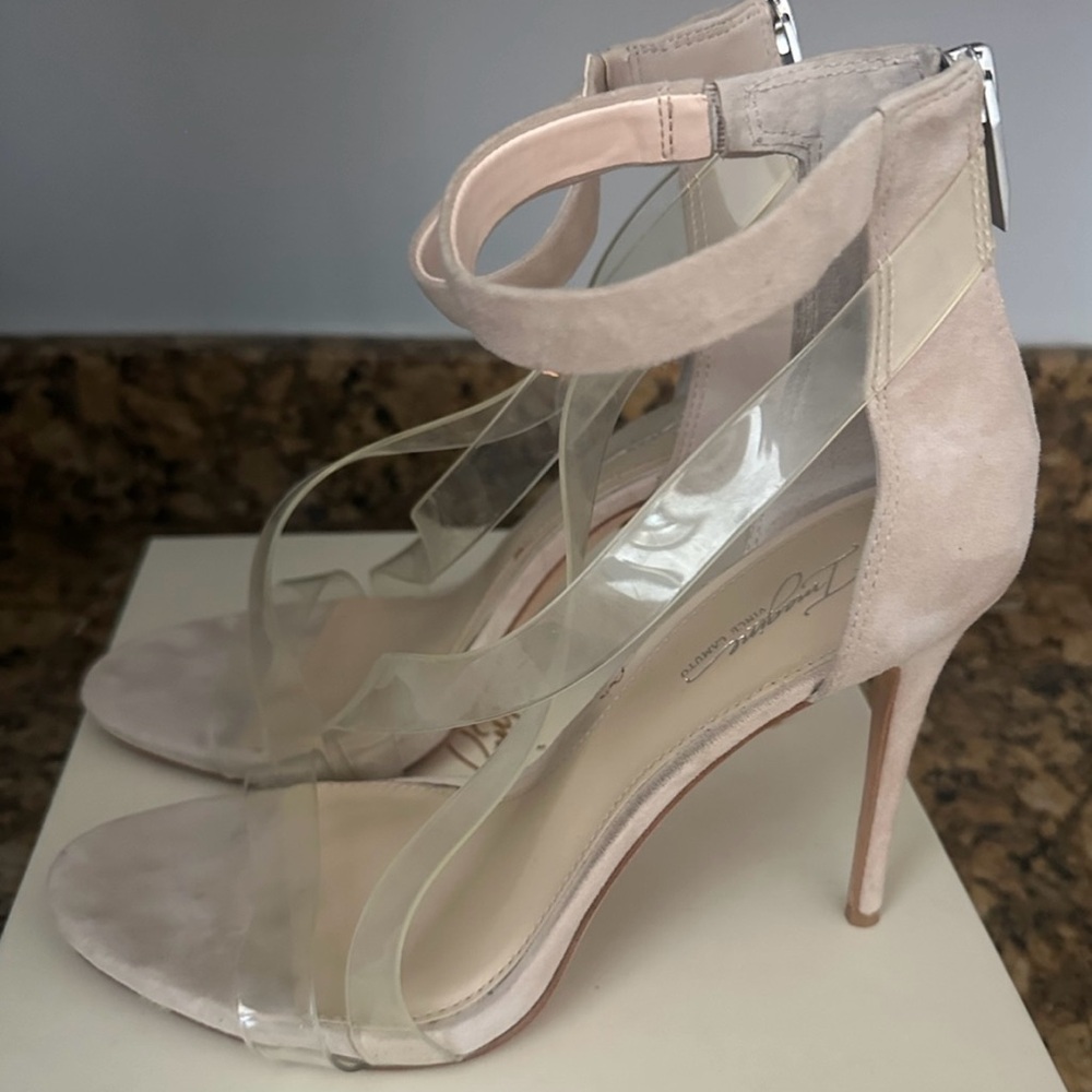 Vince Camuto  Imagine IM-Devine4 Clear /Suede Size 10 - Picture 6 of 10